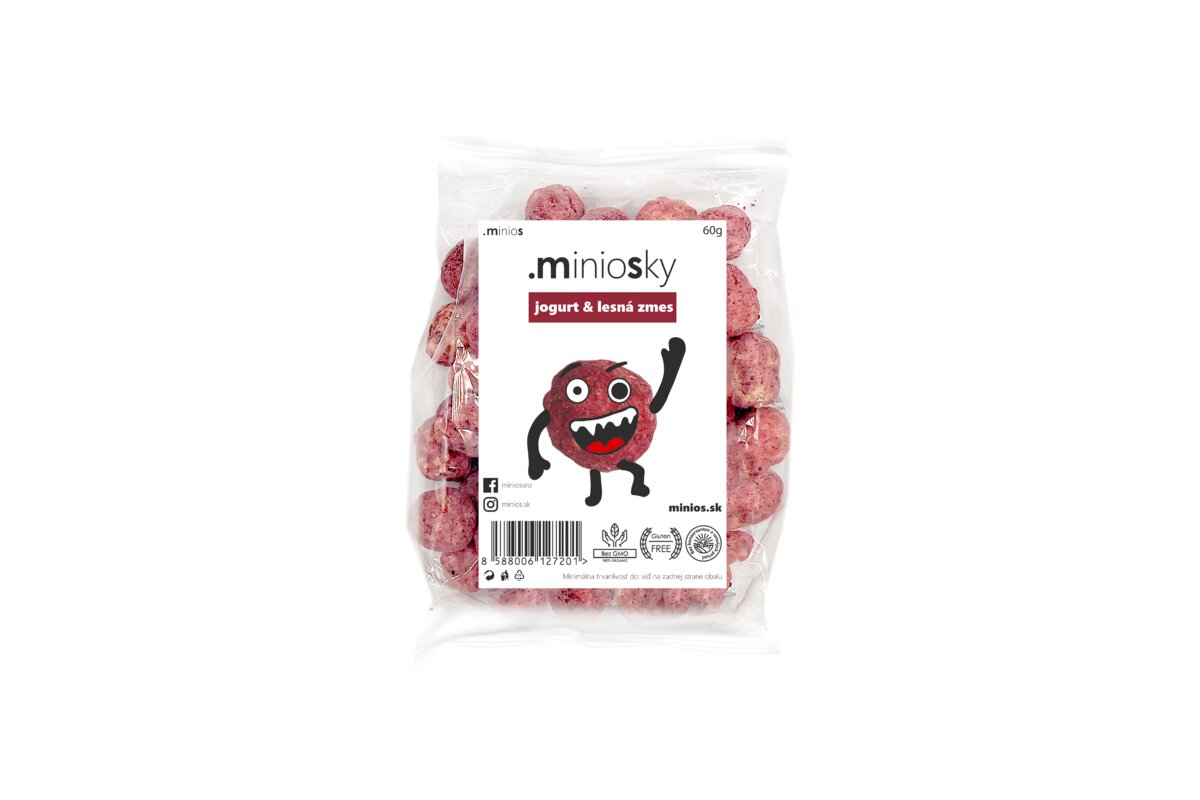 MinioS chrumky JOGURT-LESNÁ ZMES 60 g