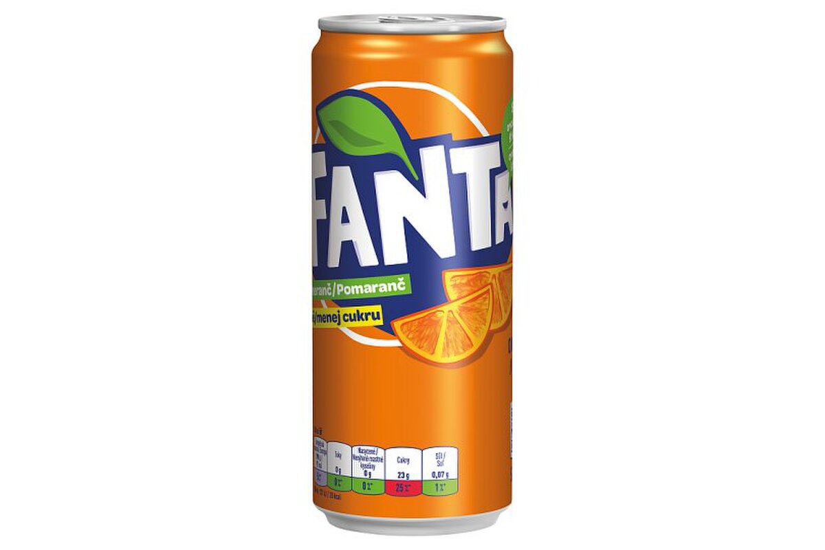 Fanta Pomaranč 330 ml plechovka