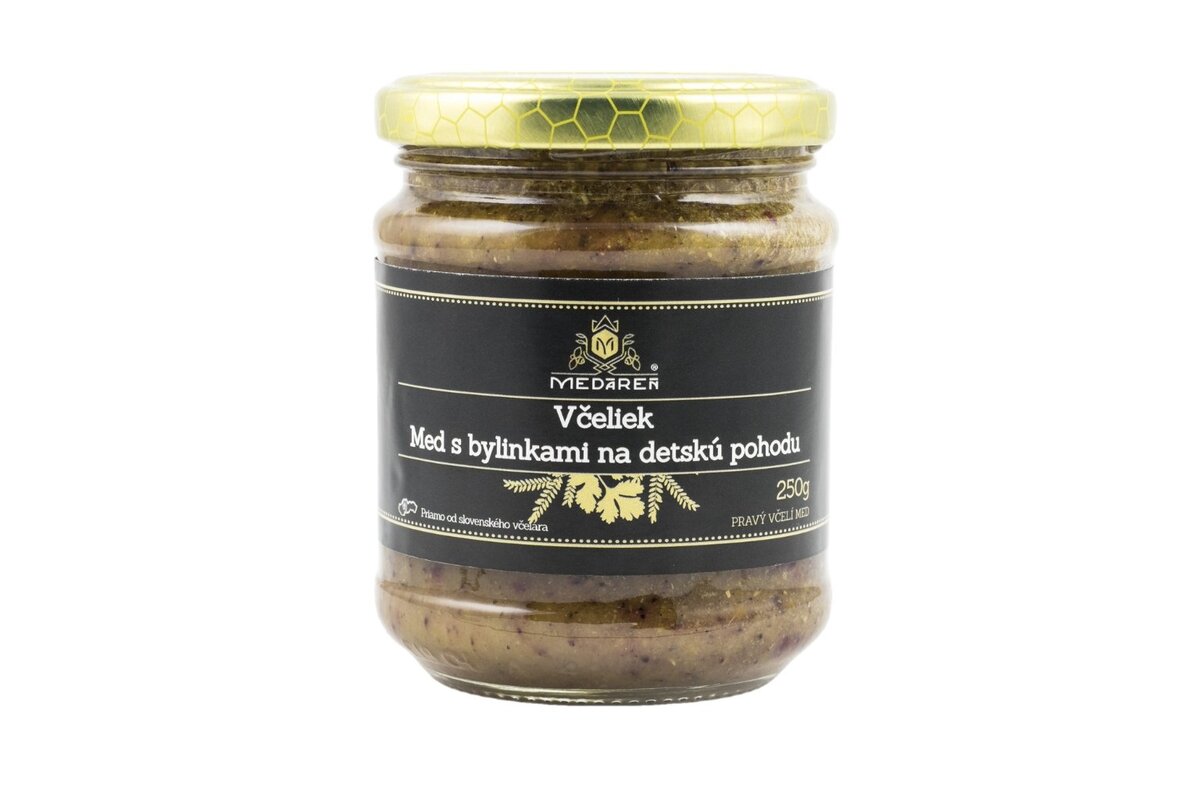 Med s bylinkami na detskú pohodu 250 g Medáreň