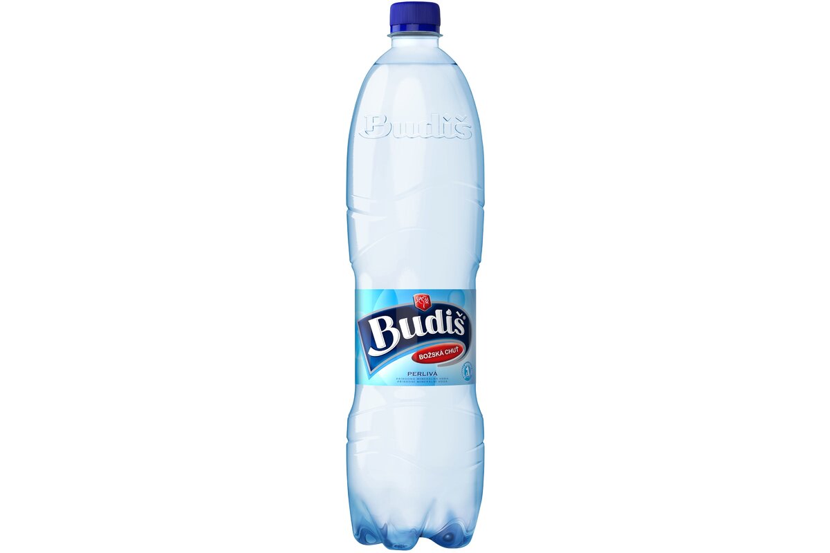 Budiš minerálna voda perlivá 1,5 l
