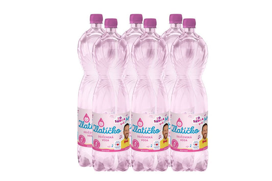 1x kartón - Dojčenská voda Zlatíčko 1,5 l  6 ks