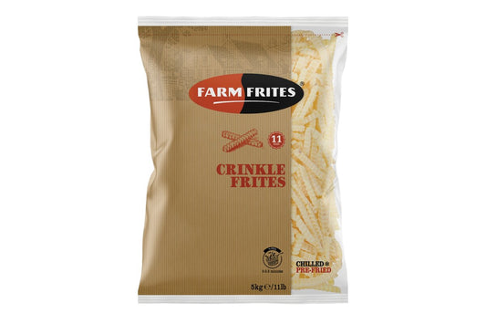 Hranolky vlnky 90 sekundové 11mm mrazené 2,5 kg FarmFrites