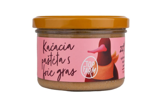Kačacia paštéta foie gras 150 g, Top Farm