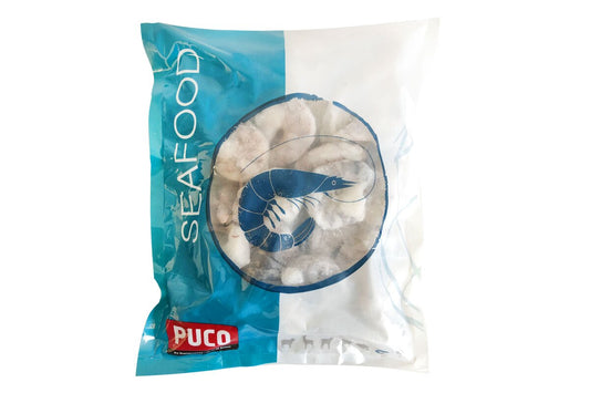 Krevety 16/20 vylúpané mrazené 1 kg (s chvostom bez hlavy)