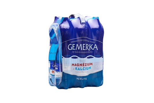 1x kartón - Gemerka Magnézium a Kalcium perlivá 1,5 l / 6 ks
